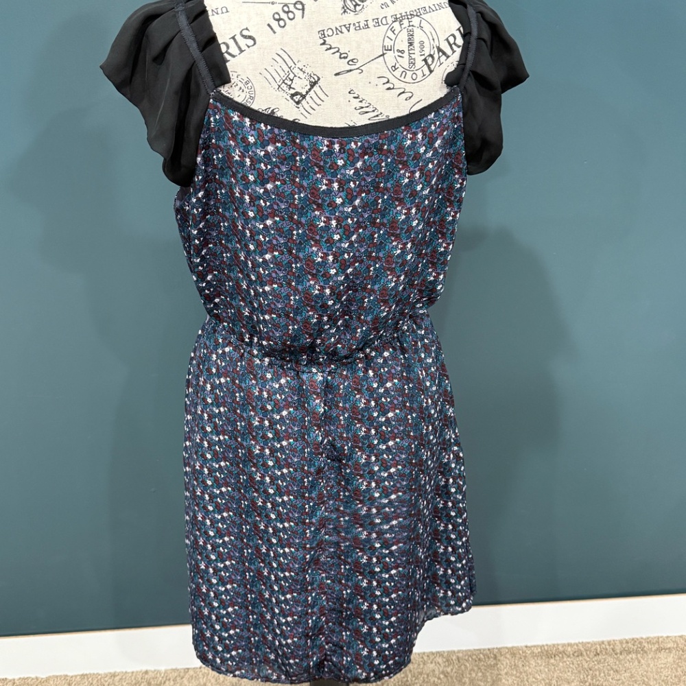 ❤️ Ronson Charlotte Ronson Floral Chiffon Mini Dress - Size M - Cottagecore - Picture 4 of 7